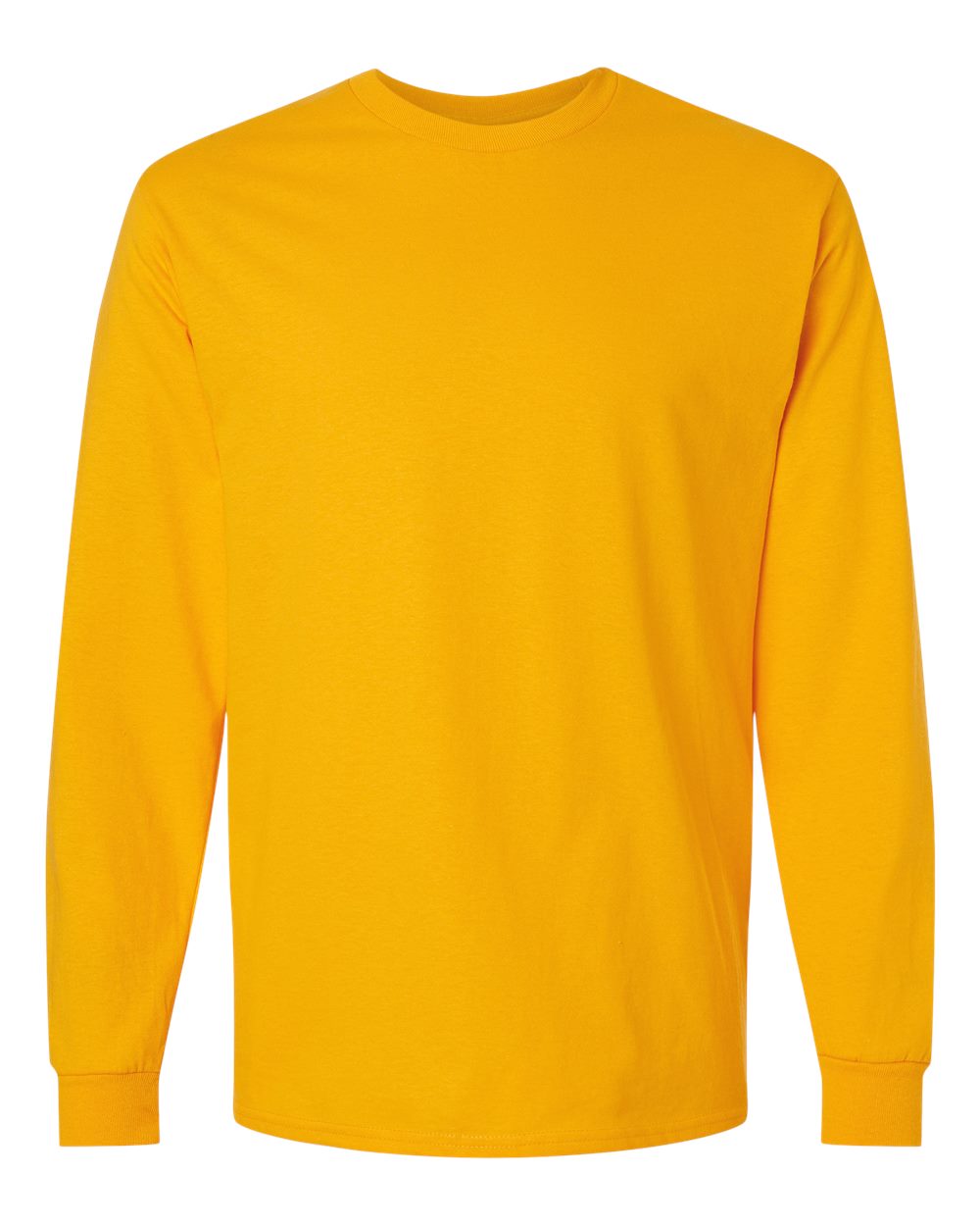 Gildan Unisex Ultra Cotton® Long Sleeve T-Shirt. 2400 - Gold