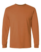 Gildan Unisex Ultra Cotton® Long Sleeve T-Shirt. 2400 - Texas Orange
