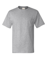 Hanes Unisex Authentic Pocket T-Shirt. 5590 - Light Steel