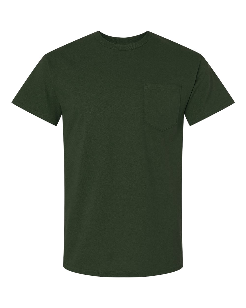 Gildan Unisex Ultra Cotton® Pocket T-Shirt. 2300 - Forest Green