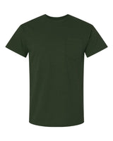Gildan Unisex Ultra Cotton® Pocket T-Shirt. 2300 - Forest Green