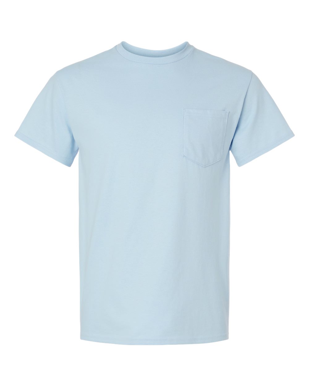 Gildan Unisex Ultra Cotton® Pocket T-Shirt. 2300 - Light Blue