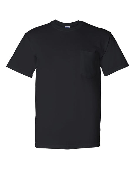 Gildan Unisex DryBlend® Pocket T-Shirt. 8300 - Black