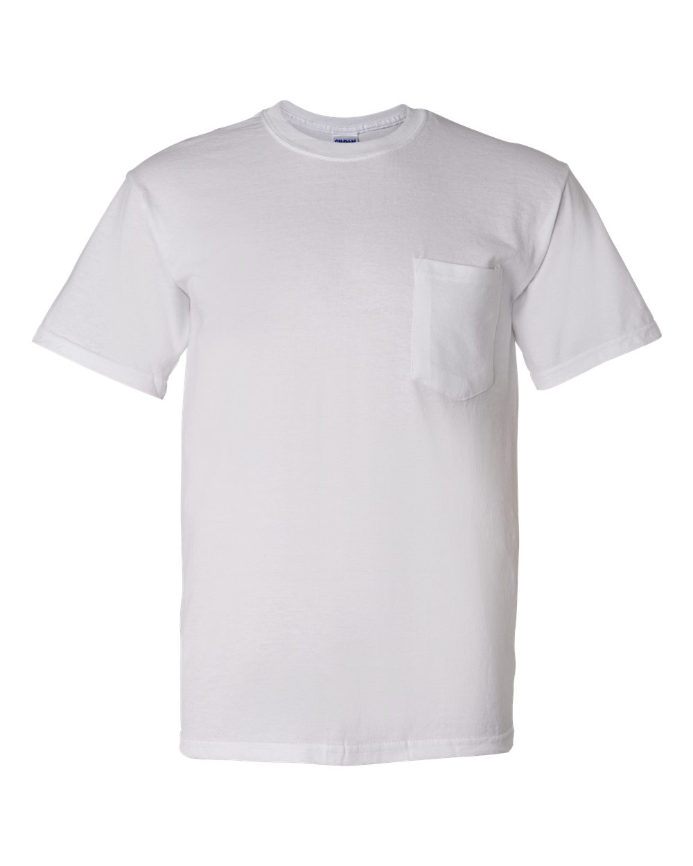Gildan Unisex DryBlend® Pocket T-Shirt. 8300 - White