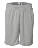 Badger Men's BT5 9" Inseam Trainer Shorts. 4110 - Silver