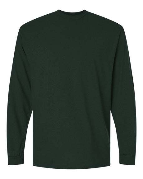 Gildan Unisex DryBlend® 50/50 Long Sleeve T-Shirt. 8400 - Forest Green
