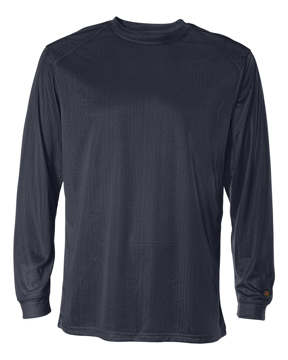 Badger Unisex B-Core Long Sleeve T-Shirt. 4104 - Navy