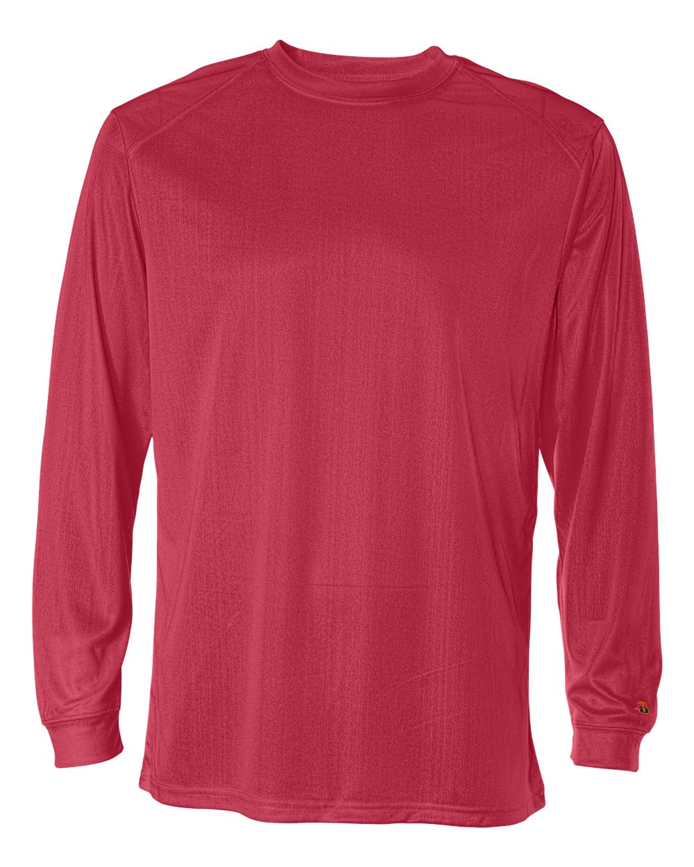 Badger Unisex B-Core Long Sleeve T-Shirt. 4104 - Red