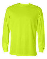 Badger Unisex B-Core Long Sleeve T-Shirt. 4104 - Safety Yellow