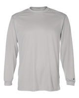 Badger Unisex B-Core Long Sleeve T-Shirt. 4104 - Silver