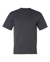 Bayside Unisex USA-Made 50/50 T-Shirt. 1701 - Charcoal Heather