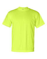 Bayside Unisex USA-Made 50/50 T-Shirt. 1701 - Safety Green
