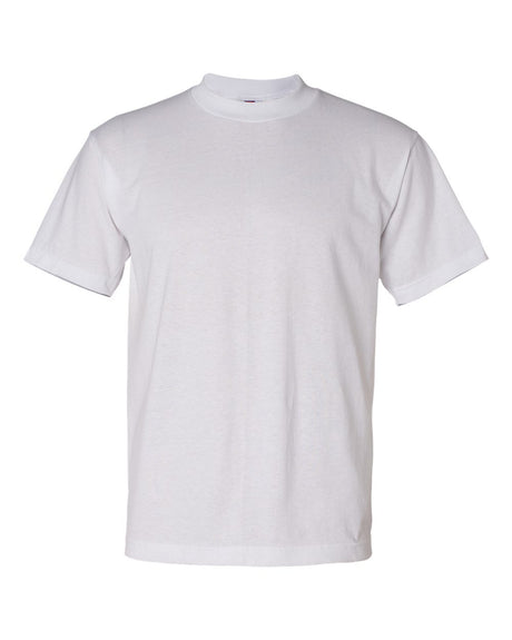 Bayside Unisex USA-Made 50/50 T-Shirt. 1701 - White