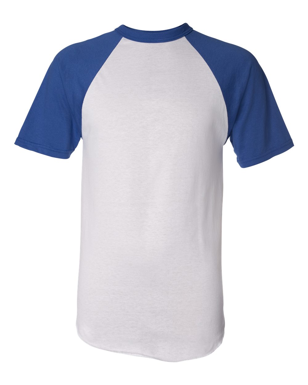 Augusta Sportswear Unisex Raglan Baseball Jersey. 423 - White/ Royal