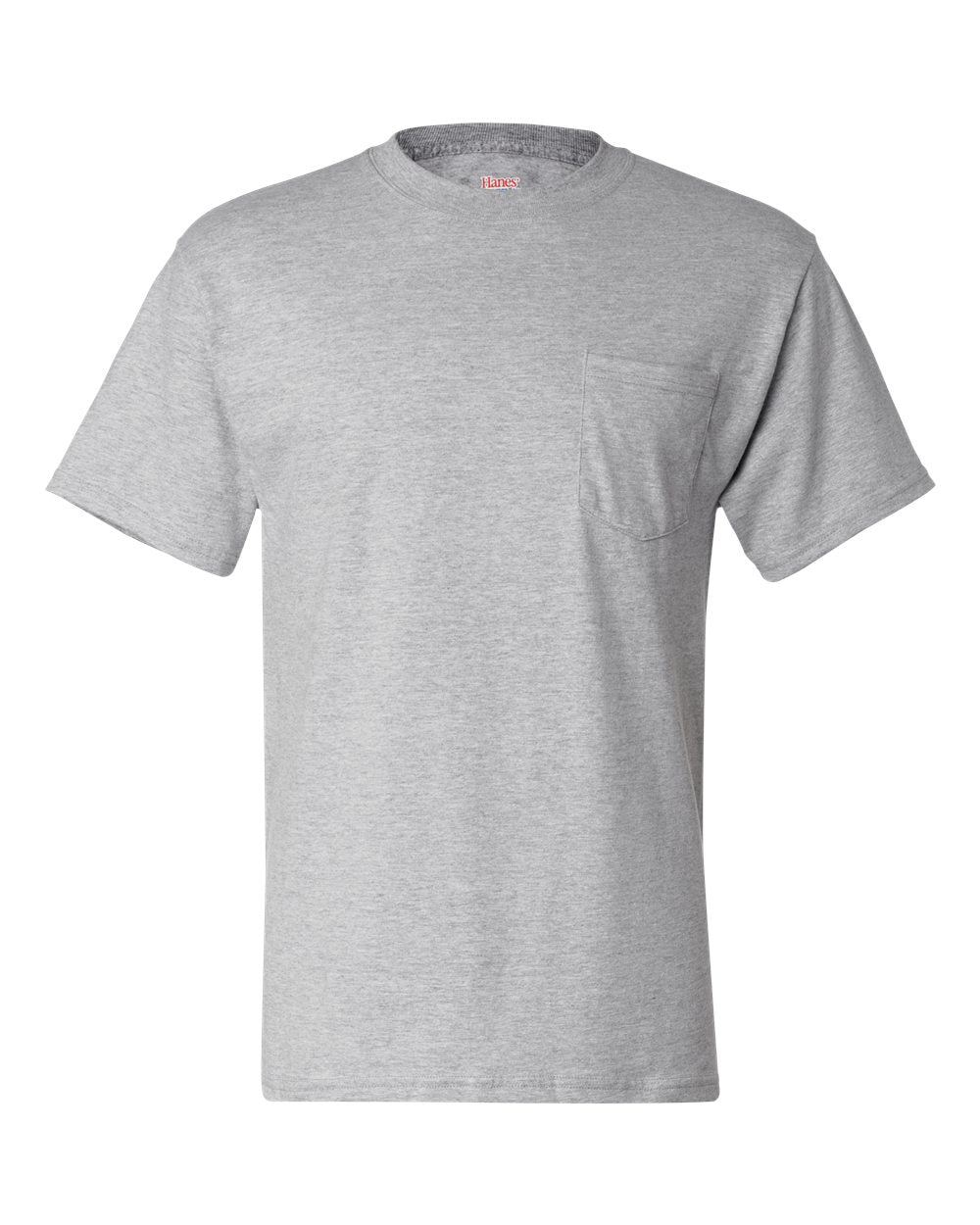 Hanes Unisex Beefy-T® Pocket T-Shirt. 5190 - Light Steel