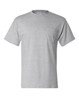 Hanes Unisex Beefy-T® Pocket T-Shirt. 5190 - Light Steel
