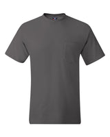 Hanes Unisex Beefy-T® Pocket T-Shirt. 5190 - Smoke Grey