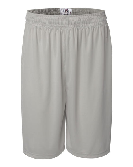 Badger Men's B-Core 9" Shorts. 4109 - Silver