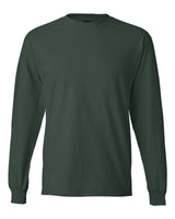 Hanes Unisex Beefy-T® Long Sleeve T-Shirt. 5186 - Deep Forest