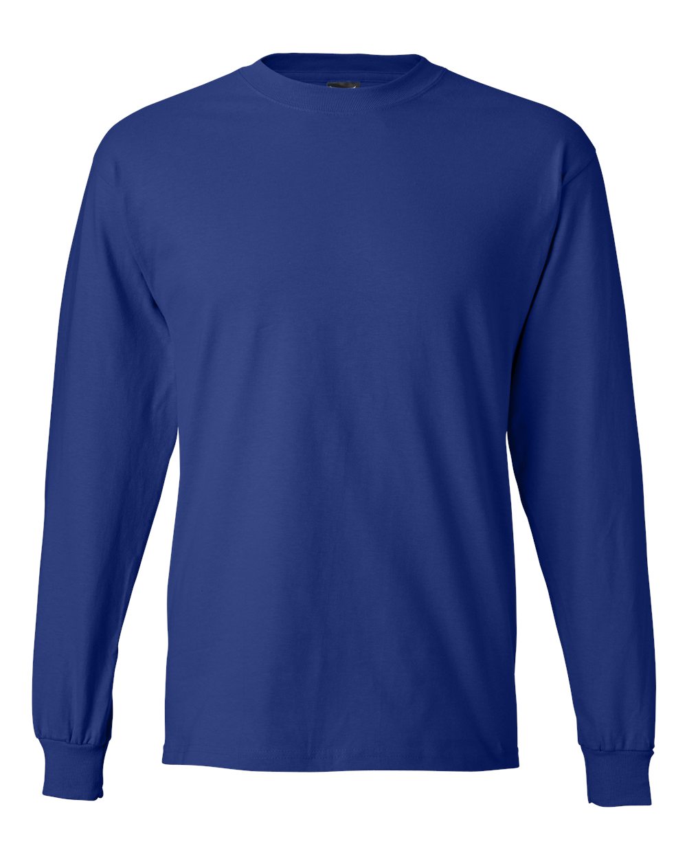 Hanes Unisex Beefy-T® Long Sleeve T-Shirt. 5186 - Deep Royal