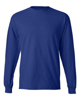 Hanes Unisex Beefy-T® Long Sleeve T-Shirt. 5186 - Deep Royal