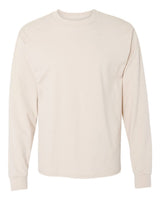 Hanes Unisex Beefy-T® Long Sleeve T-Shirt. 5186 - Natural