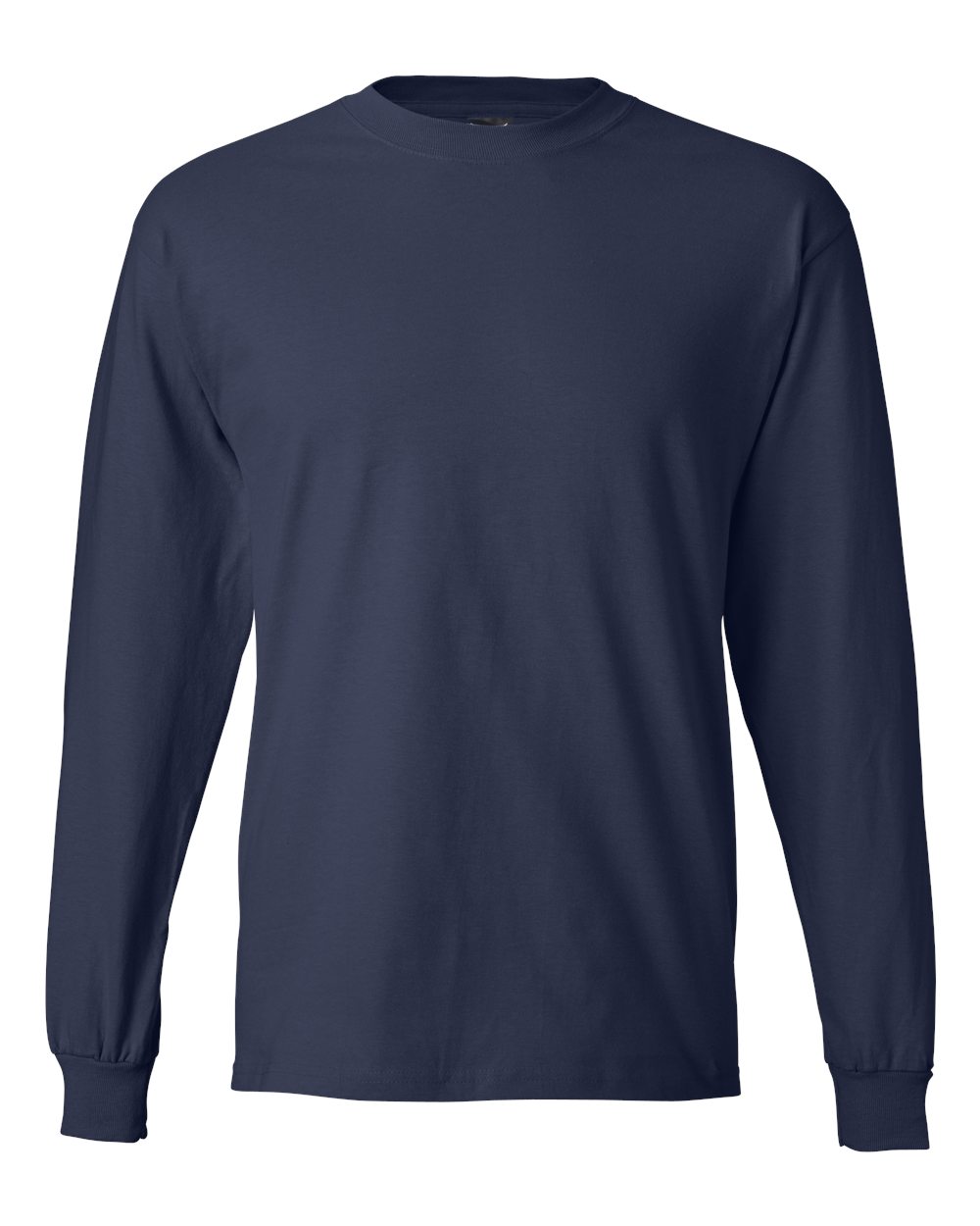 Hanes Unisex Beefy-T® Long Sleeve T-Shirt. 5186 - Navy