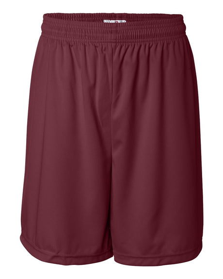 Badger Men's B-Core 7" Shorts. 4107 - Cardinal