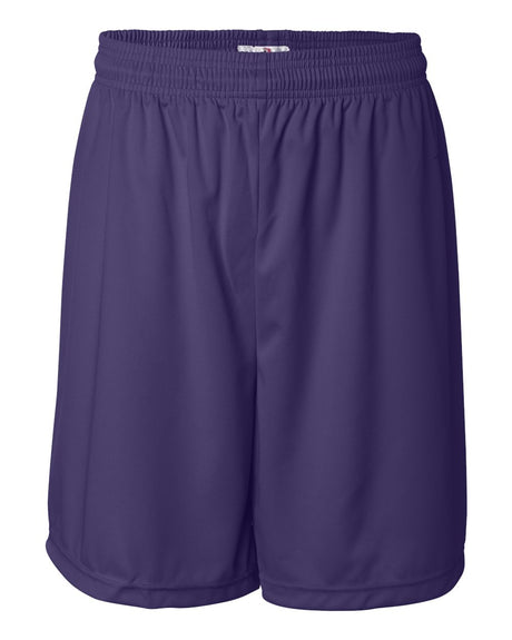 Badger Men's B-Core 7" Shorts. 4107 - Purple
