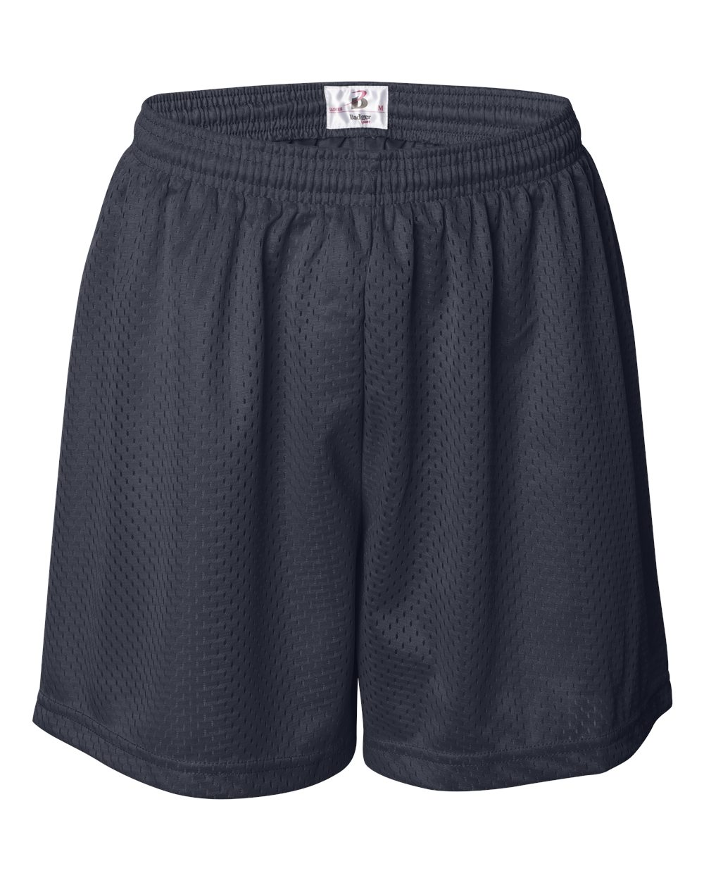 Badger Women's Pro Mesh 5" Solid Liner Shorts. 7216 - Navy
