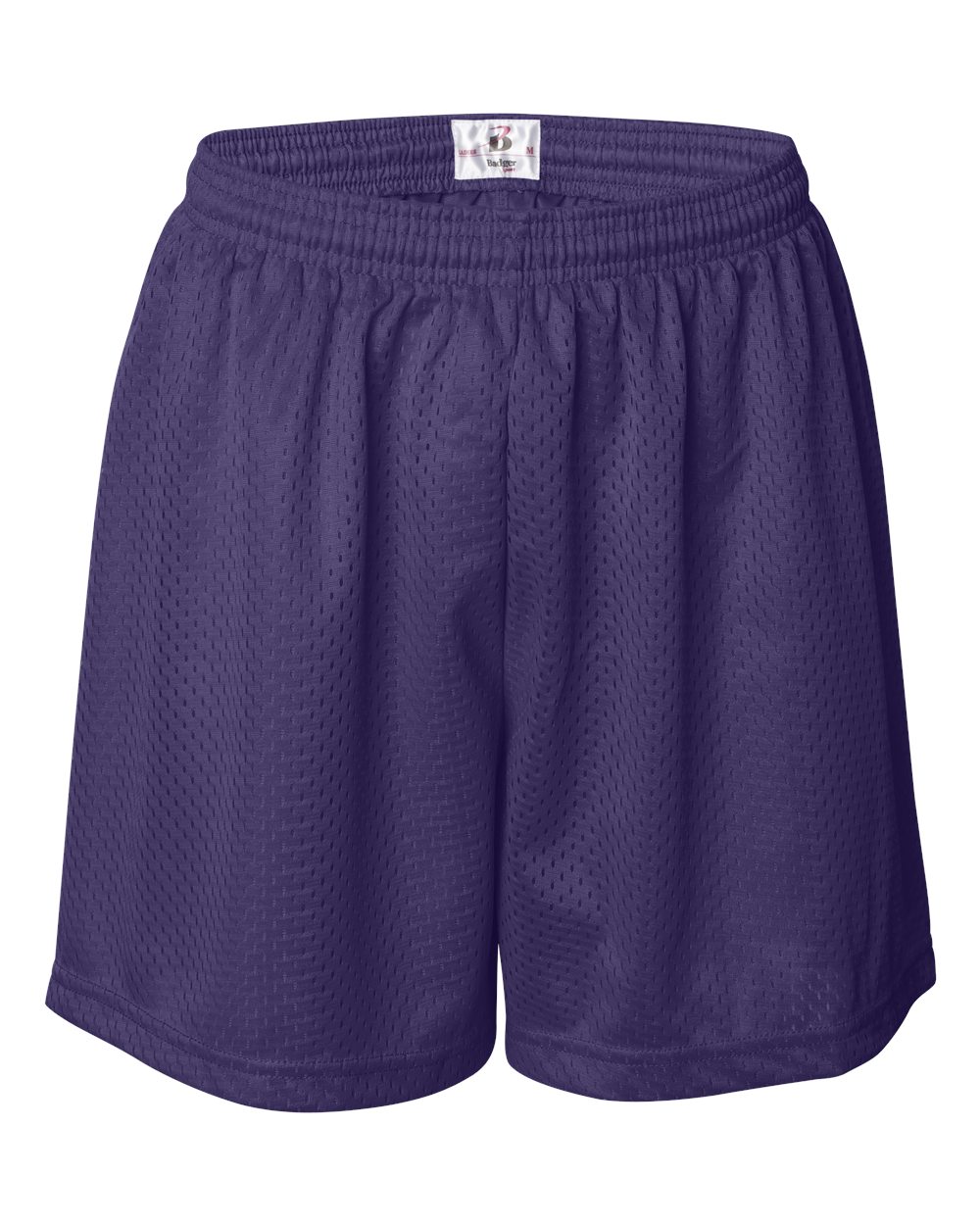 Badger Women's Pro Mesh 5" Solid Liner Shorts. 7216 - Purple