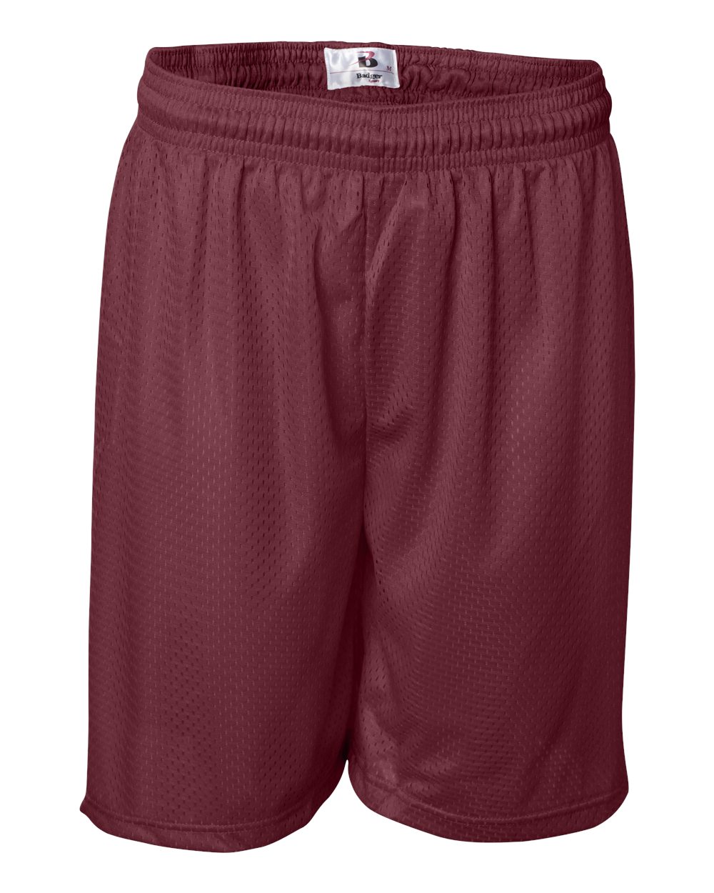 Badger Men's Pro Mesh 7" Shorts. 7207 - Cardinal