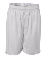 Badger Men's Pro Mesh 7" Shorts. 7207 - White