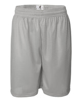 Badger Men's Pro Mesh 9" Shorts. 7209 - Silver