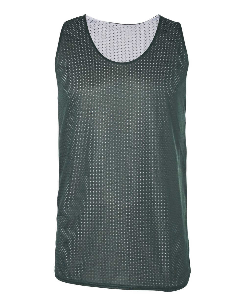 Badger Men's Pro Mesh Reversible Tank Top. 8529 - Forest/ White