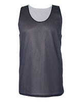 Badger Men's Pro Mesh Reversible Tank Top. 8529 - Navy/ White