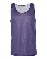 Badger Men's Pro Mesh Reversible Tank Top. 8529 - Purple/ White