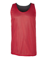 Badger Men's Pro Mesh Reversible Tank Top. 8529 - Red/ Black