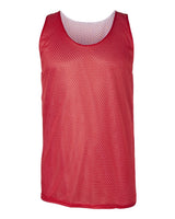 Badger Men's Pro Mesh Reversible Tank Top. 8529 - Red/ White