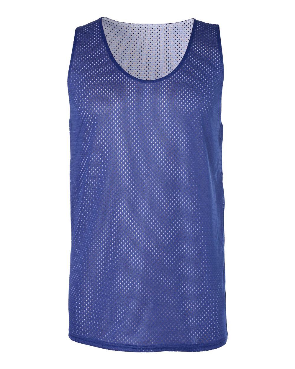 Badger Men's Pro Mesh Reversible Tank Top. 8529 - Royal/ White