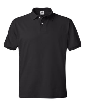 Hanes Unisex EcoSmart® Jersey Polo. 054X - Black