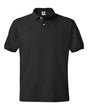 Hanes Unisex EcoSmart® Jersey Polo. 054X - Black