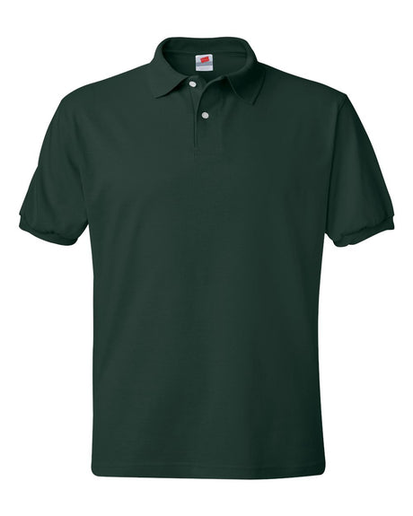 Hanes Unisex EcoSmart® Jersey Polo. 054X - Deep Forest