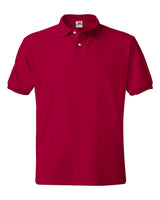 Hanes Unisex EcoSmart® Jersey Polo. 054X - Deep Red