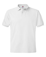 Hanes Unisex EcoSmart® Jersey Polo. 054X - White