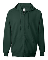 Hanes Unisex Ultimate Cotton® Full-Zip Hooded Sweatshirt. F280 - Deep Forest