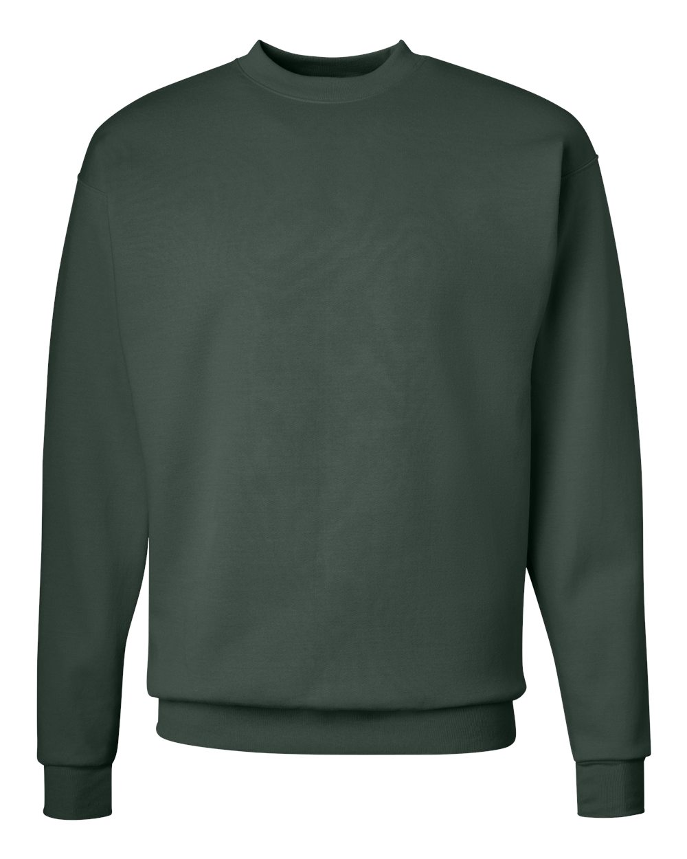 Hanes Unisex EcoSmart® Crewneck Sweatshirt. P160 - Deep Forest