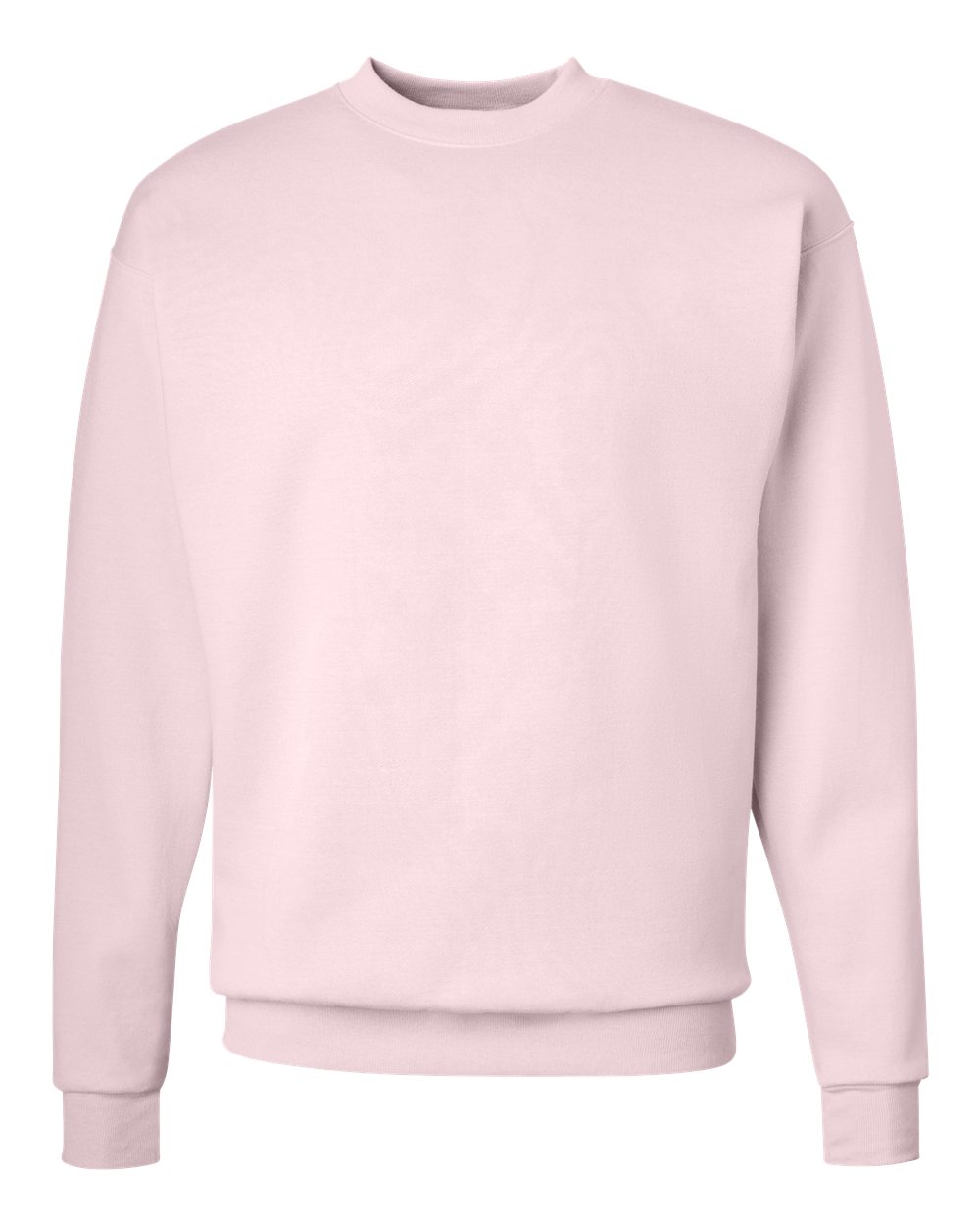 Hanes Unisex EcoSmart® Crewneck Sweatshirt. P160 - Pale Pink