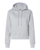 Badger Women's Crop Hooded Sweatshirt. 1261 - Oxford