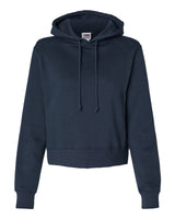 Badger Women's Crop Hooded Sweatshirt. 1261 - Navy